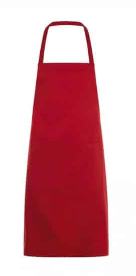 tablier rouge
