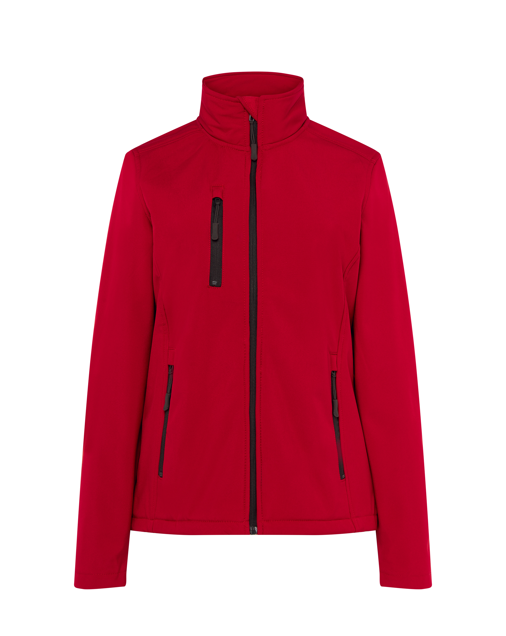 Veste shell femme rouge